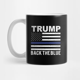 Trump Back The Blue Mug